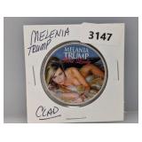 JFK Half $1 Dollar w/Melania Trump Sticker