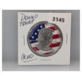 Donald Trump Clad Medallion