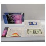US Millennium Coinage & Currency Set