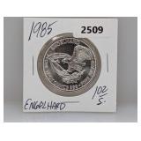 1985 1oz .999 Silv Engelhard Prospector