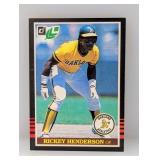 1985 Donruss/Leaf Rickey Henderson #208 Edges