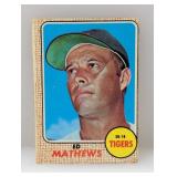 1967 Topps/Milton Bradley Ed Mathews HOF 58 Damage