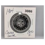 1964 80% Silv Canada $1 Dollar