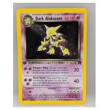 2000 Pokemon 1st Ed Team Rocket Dark Alakazam Holo