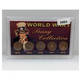 WWI Penny Collection