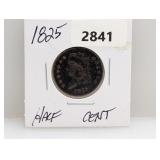 1825 Half Cent