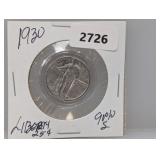 1930 90% Silv Liberty Quarter