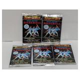 (5) 1987 Sportflics Baseball Packs