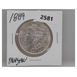 1889 90% Silv Morgan $1 Dollar