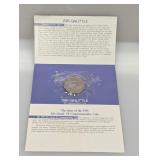 1995 Mir Shuttle $5 Comm Coin