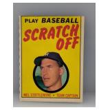 1970 Topps Scratch-OFFS Mel Stottlemyre Unscratch