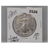 2011 1oz .999 Silv Eagle $1 Dollar