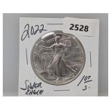 2022 1oz .999 Silv Eagle $1 Dollar
