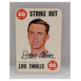 1968 Topps Game Cards Baseball Dean Chance Surface