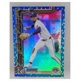 2025 Topps Holiday Blue Lights SP Bobby Witt Jr