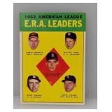 1963 Topps #6 Ldrs Ford & Roberts HOFers Stain
