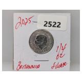 2025 1/4oz .999 Silv Britannia