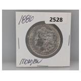 1886 90% Silv Morgan $1 Dollar