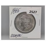 1885 90% Silv Morgan $1 Dollar