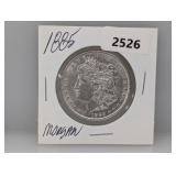 1885 90% Silv Morgan $1 Dollar