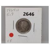 1925-S 90% Silv Mercury Dime