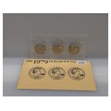 1979 Susan B Anthony $1 Souvenir Set