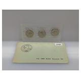 1980 Susan B Anthony $1 Souvenir Set