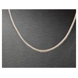 20" .925 Sterl Serpent Style Chain Necklace