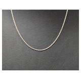 20" .925 Sterl Twisted Rope Chain Necklace