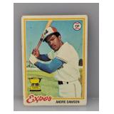 1978 Topps Andre Dawson RC #72 Damage