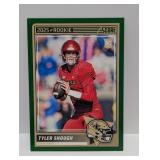 2025 Score Tyler Shough RC Green SP 71