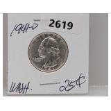 1941-D 90% Silv Wash Quarter