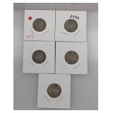 5-35% Silv War Nickels