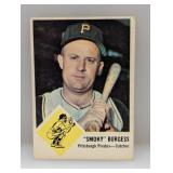 1963 Fleer #55 Smokey Burgess Pirates Corners
