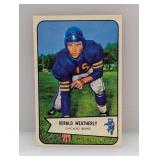 1954 Bowman #47 Gerald Weatherly Crease/Edge