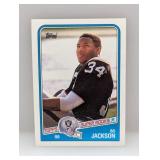 1988 Topps Bo Jackson RC #327 Edges/Stain