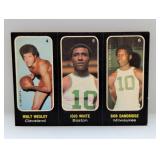 1971/72 Topps Stickers Wesley/White/Dandridge