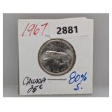 1967 80% Silv Canada Quarter