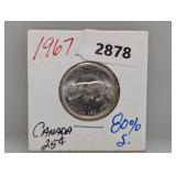 1967 80% Silv Canada Quarter