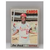 1970 Topps Lou Brock #330 Edges/Corners/Stain