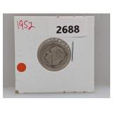 1952 90% Silv Roos Dime