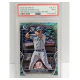 2023 Dominguez Bowman Ch Aqua Crater Ref/125 PSA 9