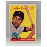 1958 Topps Julio Becquer Edge/Corner/Stain/Surface