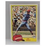 1981 Topps #563 Jim Kaat HOF Edges/Stain