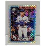 2024 Topps Chrome Yoshinobu Yamamoto RC Xfractor