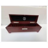 Empty Wooden Slabbed Coin Holder Box