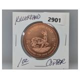 1oz .999 Copper Killerrand