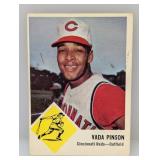 1963 Fleer #34 Vada Pinson Reds Surface/Corners
