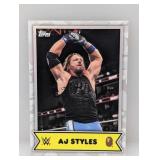 2025 Topps AJ Styles White Camo WWE #12
