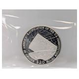 20G .999 Silv US Constitution $20